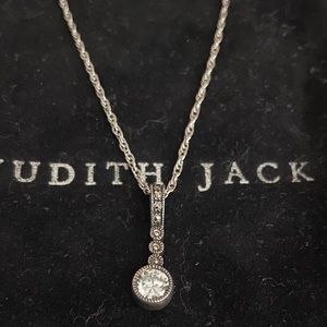 Judith Jack Pendant Necklace on 16” Chain